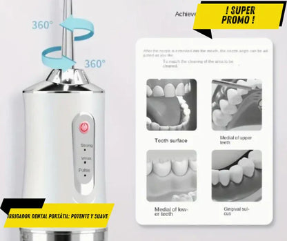 Irrigador Bucal Limpieza Profunda - CleanTeeth™