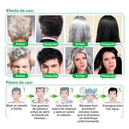 Shampoo Black Hair -Cubre Canas